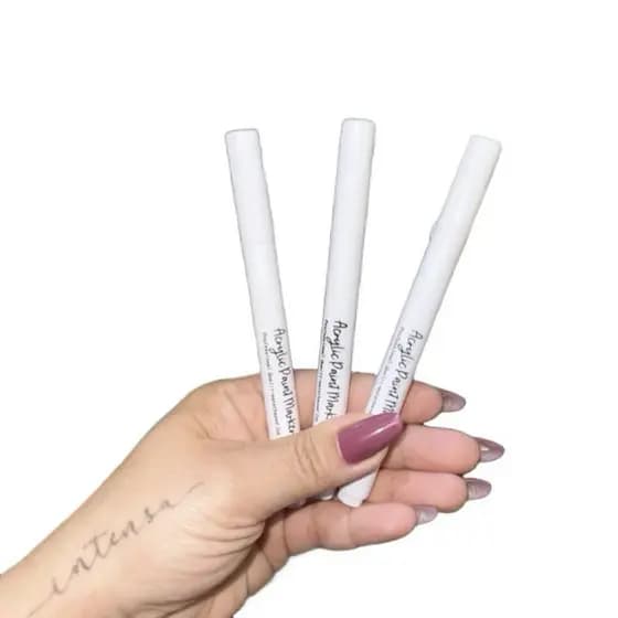 Caneta Acrílica Branca – Acrylic Paint Marker 1mm | Escrita Forte e Pigmentada