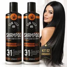 Dom Pelo Shampoo Escurecedor 250ml - Cobertura de Fios Brancos com Cor Intensa e Nutrição