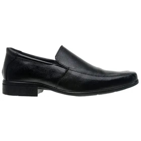 Sapato Social Clássico Básico Bico Quadrado Elegante