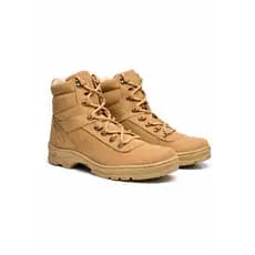 Bota Coturno Militar Cano Médio Confortável Em Couro Estilo e Resistência Trabalho