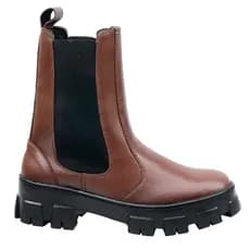 Coturno Feminino Chelsea Tratorado Bota Cano Curto Confortável