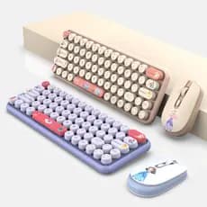 Conjunto de teclado e mouse sem fio Bluetooth para escritório