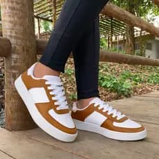 Tênis Casual Masculino e Feminino Caramelo Lançamento 2026 Dia a Dia Premium | 34 ao 43 - Promoção
