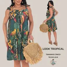 Vestido Feminino Verão Casual Malha Alta Qualidade Confortável Premium Soltinho