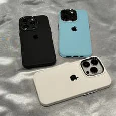 Capa Capinha Minimalista Cor Sólida para iPhone 11 12 13 14  X XR XS 15 16 17 Pro MAX Plus Silicone Anti-impacto