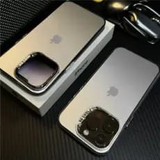 Capinha Capa para iPhone 13 12 11 16 15 14 17 plus pro max 7 8 plus x xr xs max Logo Clássico fosca Anti-impacto