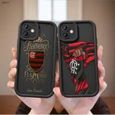 FLAMENGO TPU anti-impacto Capinha Capa Para Redmi Note 12 13 14 12C 13C 14C A5 POCO X7 X6 Pro F6 F7 mi 14 15T