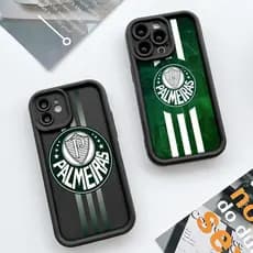 Capinha Capa de silicone Anti-impacto Palmeiras para Moto G04S G24 E14 G22 G30 G34 G53 G54 G84 Edge 60 4G 5G