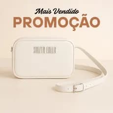 Bolsa de Ombro Feminina Compacta Casual com Zíper Barcelona