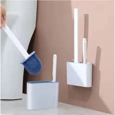 Escova Sanitária Silicone 2 em 1 Flexível Antibacteriana Limpeza Profunda
