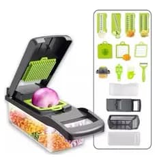 Cortador de Legumes 16 em 1 Multifuncional Profissional Fatiador Manual Cozinha
