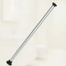 Barra Extensível de Alumínio 60 a 90cm, 90 a 1,40m e 1,20 a 2m - Cortina de Banheiro ou Cozinha