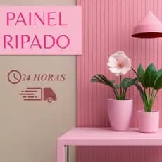 Kit 20 Placas Ripada em Mdf de Alta Qualidade Premium Infantil - Envio Imediato - Casa Quarto Parede