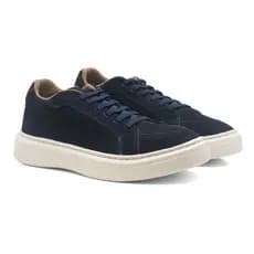 Tênis Masculino Sapatênis Estilo Sneaker Em Couro | Conforto Premium Solado Costurado