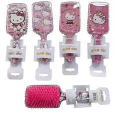Escova de Cabelo mágica da Hello Kitty com Glitter