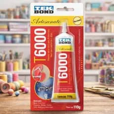 Cola T6000 Tekbond 110gr - Cola Permanente para Artesanato, Pedrarias e Bijouterias.