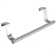 Suporte Portátil Pano Prato Toalha Porta Armário Inox - 23cm