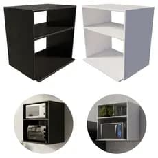 Suporte Para Microondas E Forno Suspenso Micro Duplo Nicho