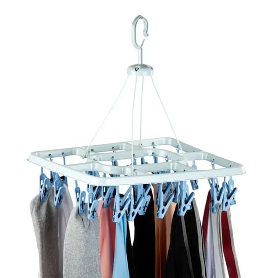 Varal roupa íntima, multiuso, com 36 prendedores, calcinha, cueca, sutiã, biquíni e meias