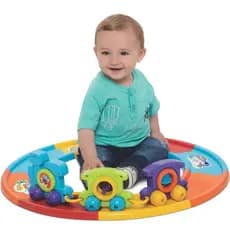 Brinquedo Trenzinho Bebe com Pista 8 Peças – Educativo +6 Meses Mercotoys Infantil
