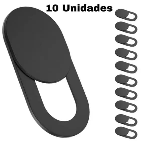 KIT 10 Protetor de câmera Webcam Anti-espião Notbook Tablet Celular