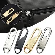 Kit 2/5/10 Puxador De Zíper Para Mochila Bolsas Metal Universal