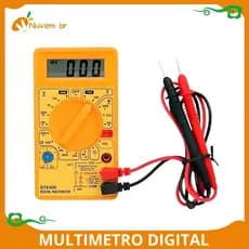 Multimetro Digital Profissional Cabo Multi Teste Portátil (SEM BIPE)