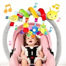 Baby/Mobile Centopeia para Carrinho de Bebe Espiral Ideal E Brinquedo Sensorial,0-3 Anos Conforto Berço Chocalho