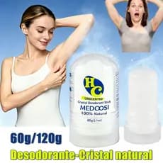 Desodorizante Natural Crystal Stone Salt 60g/120g, antitranspirante e desodorizante, pode ser usado em todo o corpo