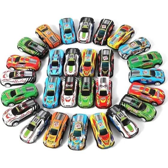 Conjunto de 6 carros de brinquedo coloridos com fricção por inércia,Mapa de pista com formato variável, menino presente