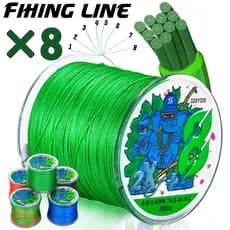 Sougayilang Linha De Pesca 8 Fios Tecelagem Tecnologia 300m Trançada X8 PE Para Água Doce/Salgado