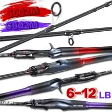 Sougayilang Vara De Pesca 1.8M Isca Giratória/Fundição Em Fibra De Carbono Para Construção De 12 LB