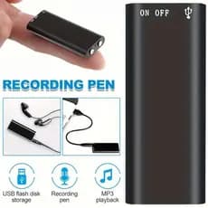 Mini Gravador De Voz Ativado Digtal Gravação De Som Controlado Por Inteligente Ouvir Ditafone MP3 Player 96 Horas