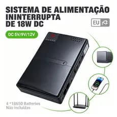 DC1018L Grande Capacidade Multiuso Mini Portátil UPS Adaptador De Energia De Backup Fonte De Alimentação De Emergência P