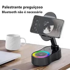 Suporte De Aperto De Telefone Dobrável Com Alto-Falante De Detecção Inteligente Para Transmissão Ao Vivo , Festa De Escr