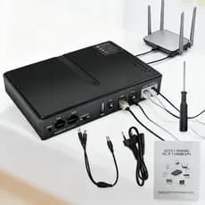 Fonte De Alimentação Ininterrupta DC UPS 5V 9V 12V Modem Óptico Monitoramento Adaptador De Backup Roteador WiFi
