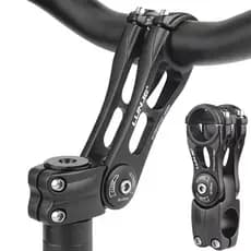LUNJE Mesa De Guidão Ajustável Para Bicicleta ângulo Variável Para MTB Ultraleve Em Liga De Alumínio