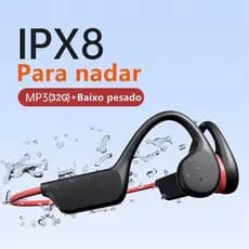 X7 32G Fones De Ouvido De Condução Óssea Bluetooth Sem Fio IPX8 À Prova Dwaterproof Água MP3 Player Alta Fidelidade Fone