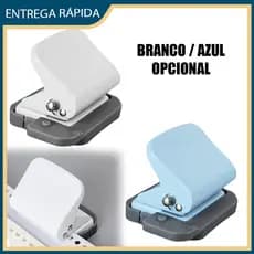 Furador de 6 furos Furador de metal redondo portátil para cartões de papel