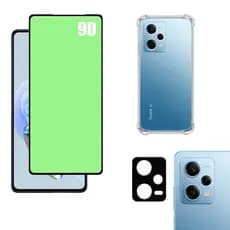 KIT Para Redmi Note 12 Pro Película Cerâmica + Capa + Câmera - Envio em 12H