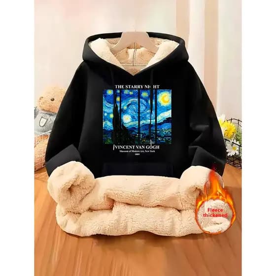 Blusa Moletom Feminino Casaco Moletom Feminino Moletom Peluciado Feminino Pelinho Qualidade Estiloso Premium
 Preto