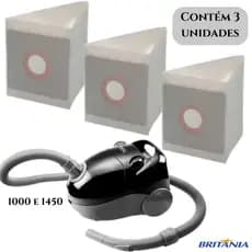 Saco Descartável para Aspirador de Pó Compatível Com Britânia - Modelo 1000 e 1450