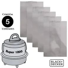Saco Descartavel para Aspirador De Pó Compatível Com Black Decker Modelo Super Pro 1000