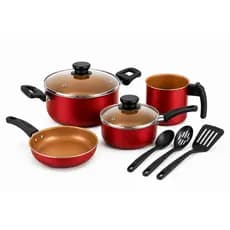 Conjunto Jogo de Panelas Antiaderente 7 Peças Premium