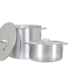 Kit Panela para Feijoada – Caçarola e Caldeirão 30cm em Alumínio