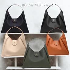 Bolsa Grande Tote Feminina Elegante de Ombro Fecho Imã Couro Sintético Dia a Dia