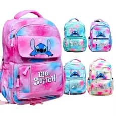 Mochila Escolar STITCH Infantil e juvenil Abre 180º confortável Impermeável