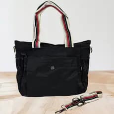 Bolsa Feminina Grande Nylon Impermeável  Transversal, Casual Faculdade viagem