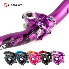 Mountain bike CNC ultra-leve punho da liga de alumínio 31.8*35mm downhill equitação riser