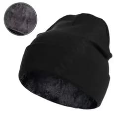 Touca Gorro de Lã Forrada Masculino Adulto Premium Térmico Inverno